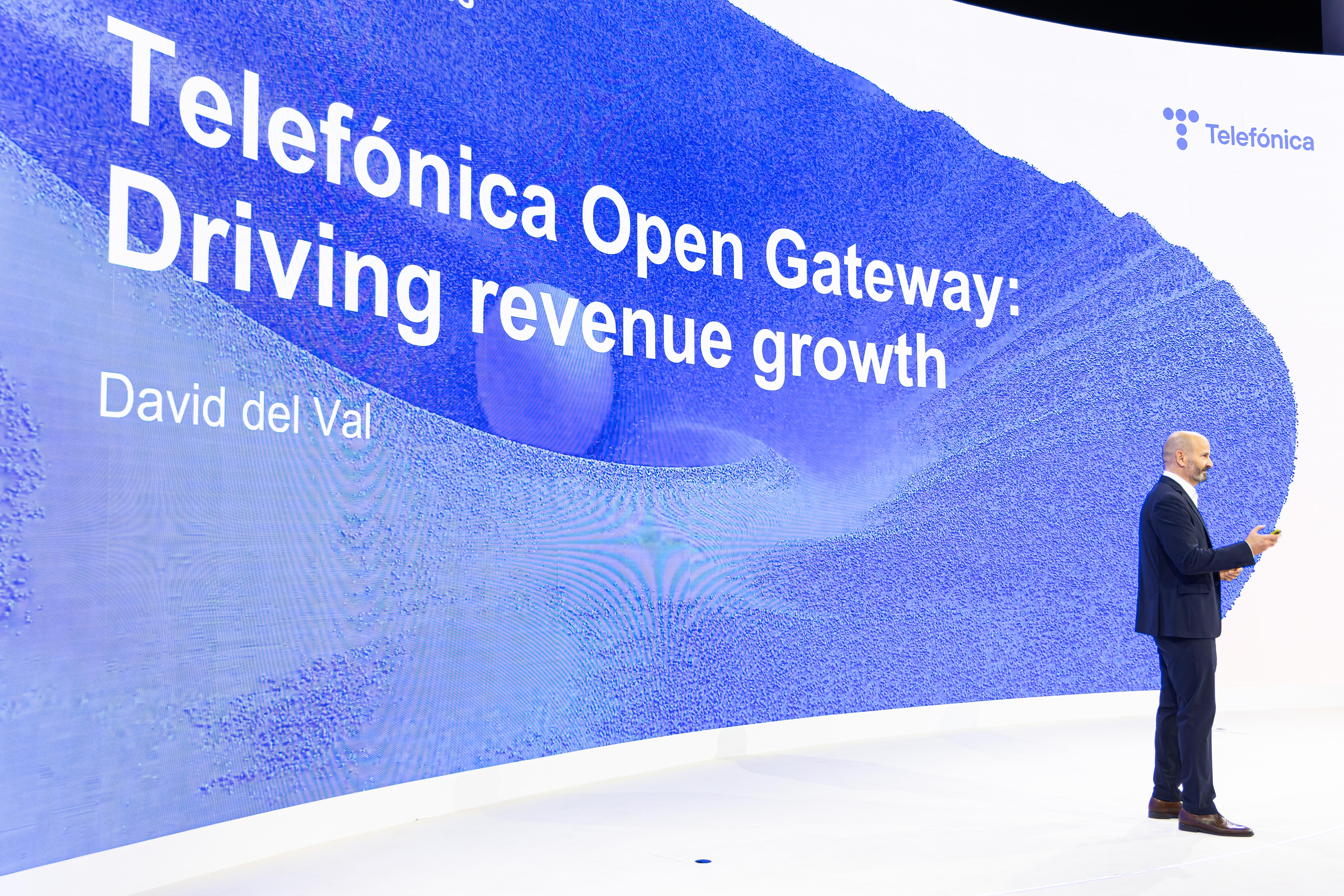 David del Val, Open Gateway Director at Telefónica, during the session ‘Driving revenue growth’.