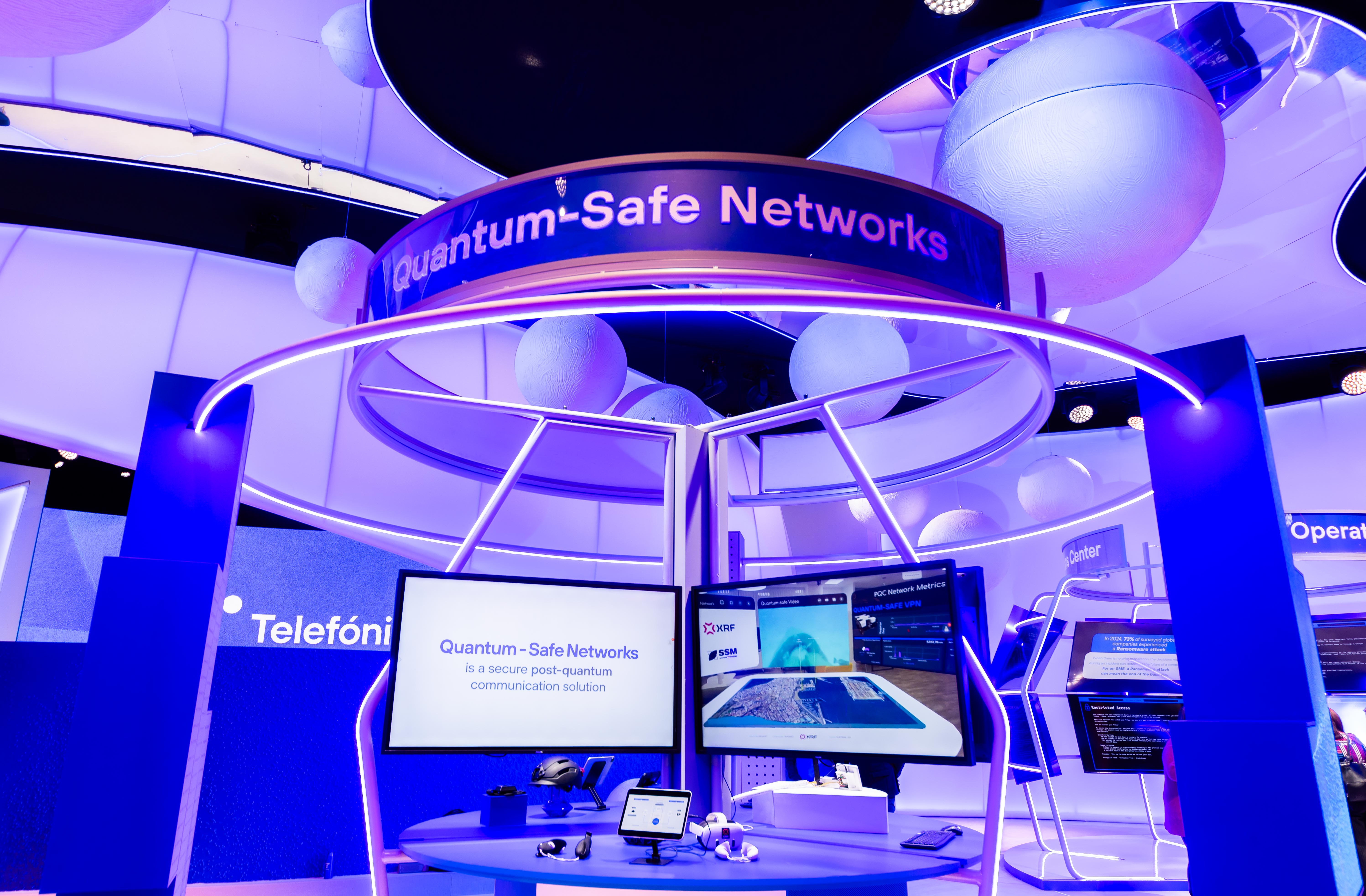 Telefónica shows at MWC2025 how it evolves its networks for the challenges of quantum computing