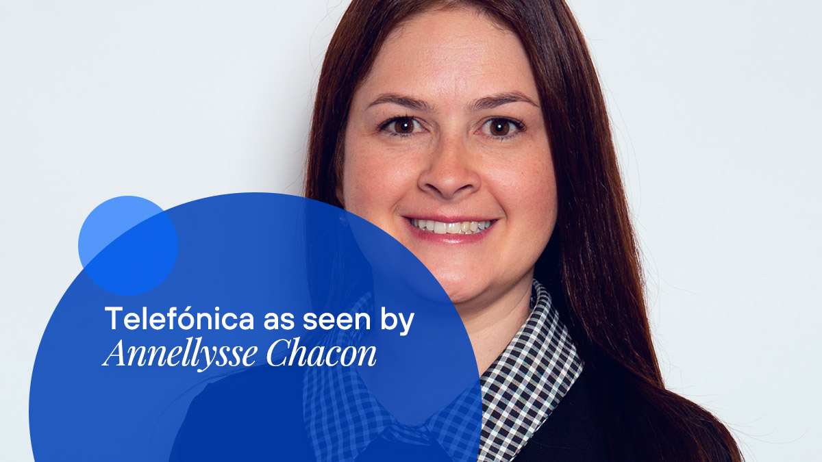 Meet Annellysse Chacon, Energy Efficiency Manager of the Global CTIO Unit of Telefónica S.A. Discover her career.