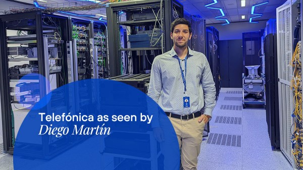 Meet Diego Martín, digital integration analyst at Telefónica. Discover his professional career and personal vision.