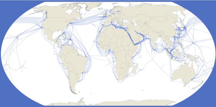 Source: The map of the internet's submarine cables. The hidden routes that connect the world | Espacio Fundación Telefónica