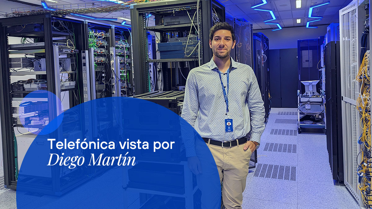 Conoce a Diego Martín, analista de integración digital en Telefónica. Descubre su trayectoria profesional y visión personal.